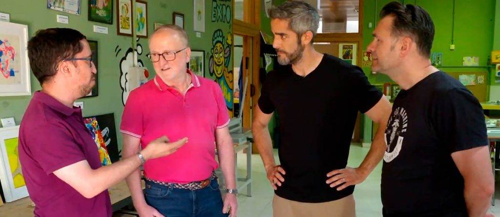 Fotograma de la emisión del programa López y Leal contra el canal