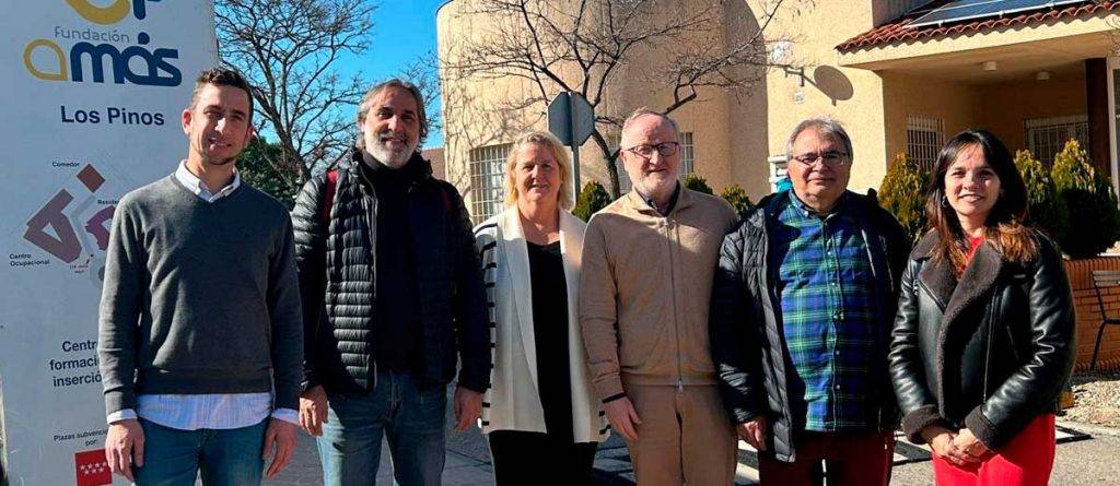 Foto de familia de Fundación AMÁS y Más Madrid Leganés