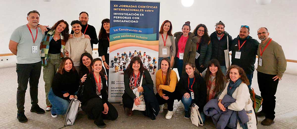 Equipo de profesionales que acudió a las jornadas del INICO