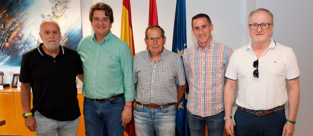 Carlos Pérez, Javier Ayala, Felipe Talavera, Raúl Hernández e Ismael Carrillo