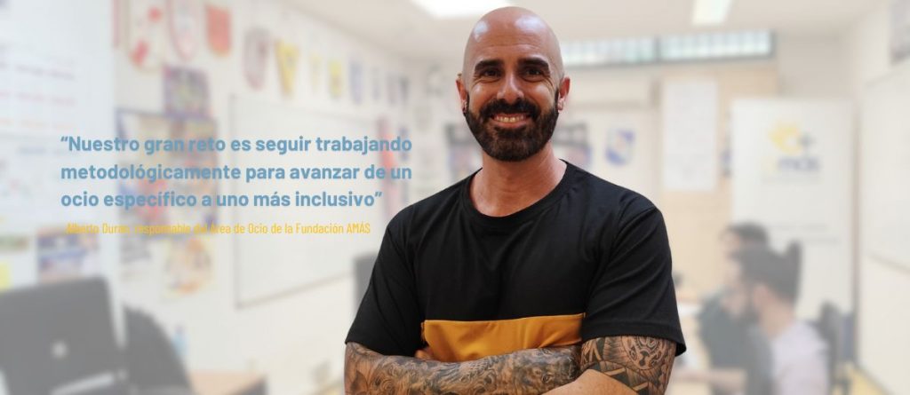 Alberto Durán es el director del área de Ocio de la Fundación AMÁS