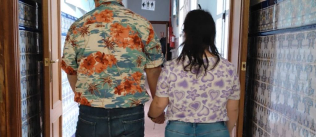 Laura y Mariano son parejas en Fundación AMÁS