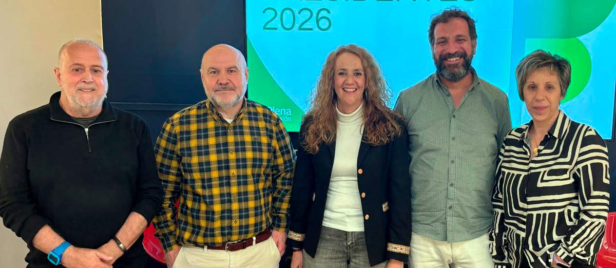 Carlos Pérez, Luis Cayo, Laura Millán, Ricardo Clemente y M. A,. Sancho